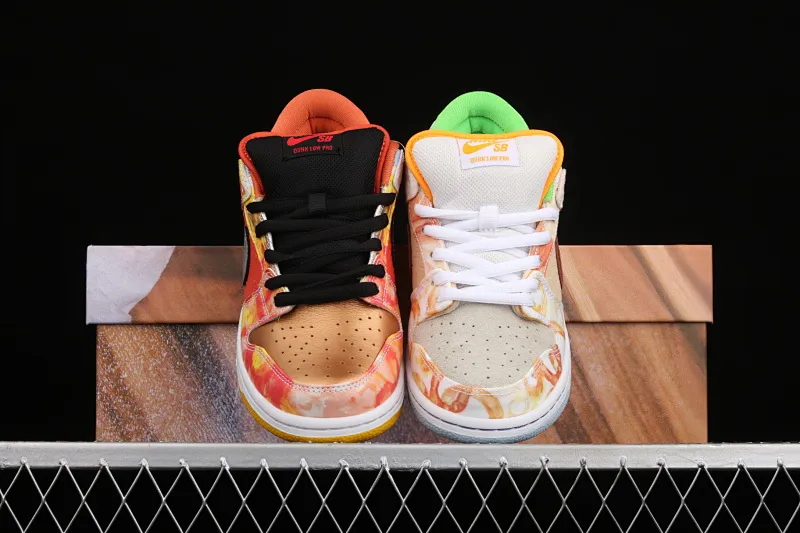 All Categories Nk SB Dunk Series Nk SB Dunk Low Low-top Skateboard Shoes F Version Big Box Nk SB Dunk Low "CNY" Joint Model Chinese New Year Mandarin Duck Tie-Dye Low-top Skateboard Shoes CV1628-800